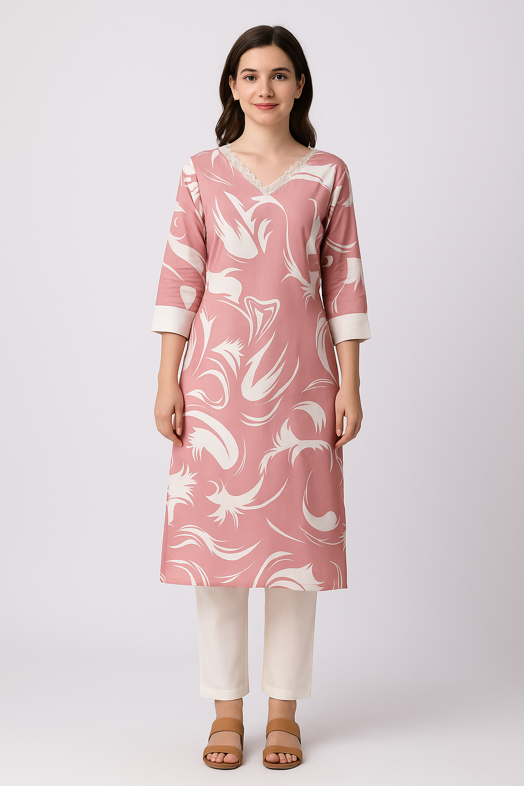 Kurta Set - Pink